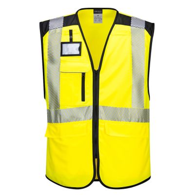 PW309 PW3 Hi-Vis Executive Vest  Yellow/Black 4XL Regular