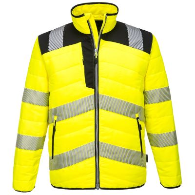PW371 PW3 Hi-Vis Baffle Jacket Yellow/Black L Regular