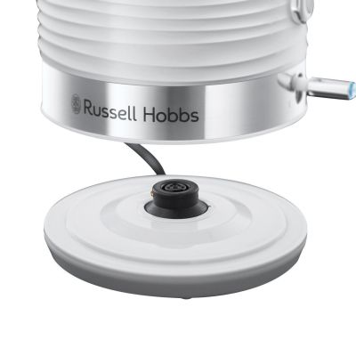 Russell Hobbs Inspire 1.7L Rapid Boil Kettle White               