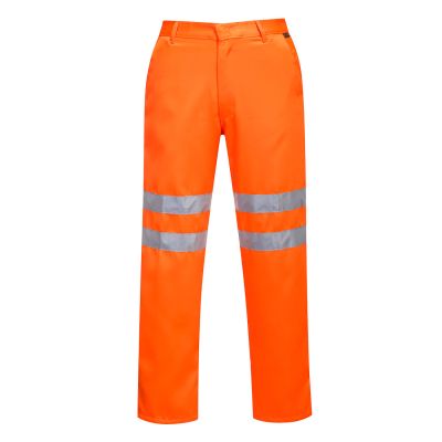 RT45 Hi-Vis Polycotton Service Trousers Orange 4XL Regular