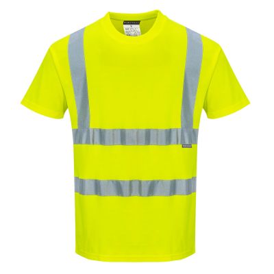 S170 Hi-Vis Cotton Comfort T-Shirt S/S  Yellow M Regular