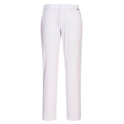 S232 Stretch Slim Chino Trousers White 28 Regular