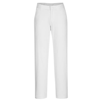 S235 WX2 Eco Women's Stretch Slim Chino Trousers White 26 Regular