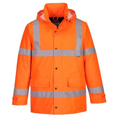 S460 Hi-Vis Winter Traffic Jacket  Orange XL Regular