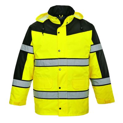 S462 Hi-Vis Contrast Winter Classic Jacket  Yellow XL Regular