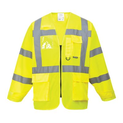 S475 Hi-Vis Executive Jacket Yellow S Regular