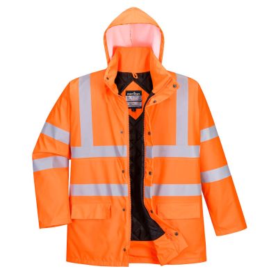 S490 Sealtex Ultra Hi-Vis Winter Jacket  Orange L Regular