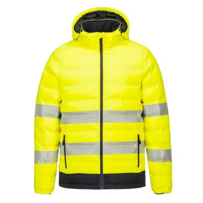 S548 Hi-Vis Ultrasonic Heated Tunnel Jacket Yellow/Black M Regular