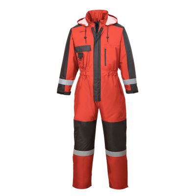 S585 Winter Coverall Red L Regular