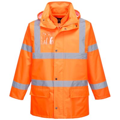 S765 Hi-Vis 5-in-1 Essential Jacket  Orange L Regular