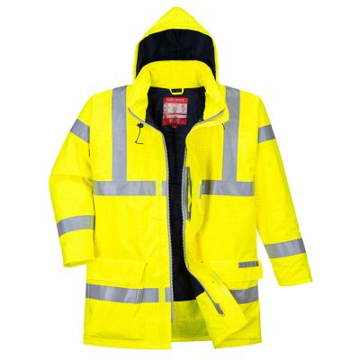 S778 Bizflame Rain Hi-Vis Antistatic FR Jacket Yellow 4XL Regular