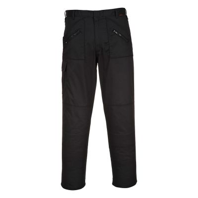 S887 Action Trousers Black Tall 32 Tall