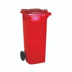 2 WHEEL REFUSE CONTAINER RED 360L