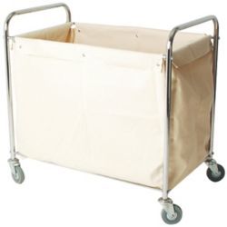 LINEN TRUCK WITH BAG SILVER 356926