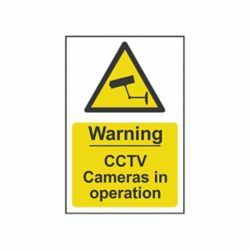 SPECTRUM WARNING CCTV CAMERA SIGN