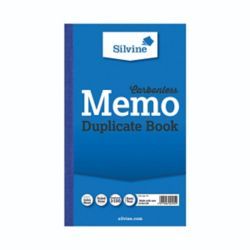 SILVINE DUPL MEMO BOOK 701-T PK6
