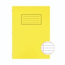 SILVINE LINED EXERCISE BOOK YELLOW