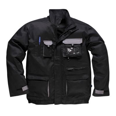 TX10 Portwest Texo Contrast Jacket Black L Regular