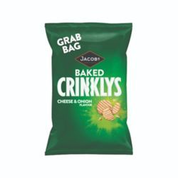 JACOBS CRINKLYS CHEESE/ONION 50G P30