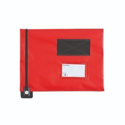 GOSECURE FLAT MAIL POUCH RED 336X28