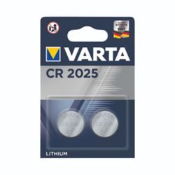 VARTA CR2025 COIN CELL BATTERY PK2